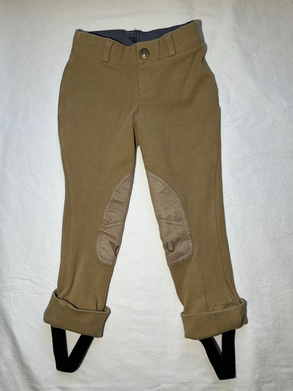 Tuff Rider Cotton Pull On Jods - Light Tan - 2YO - Hunter Breeches